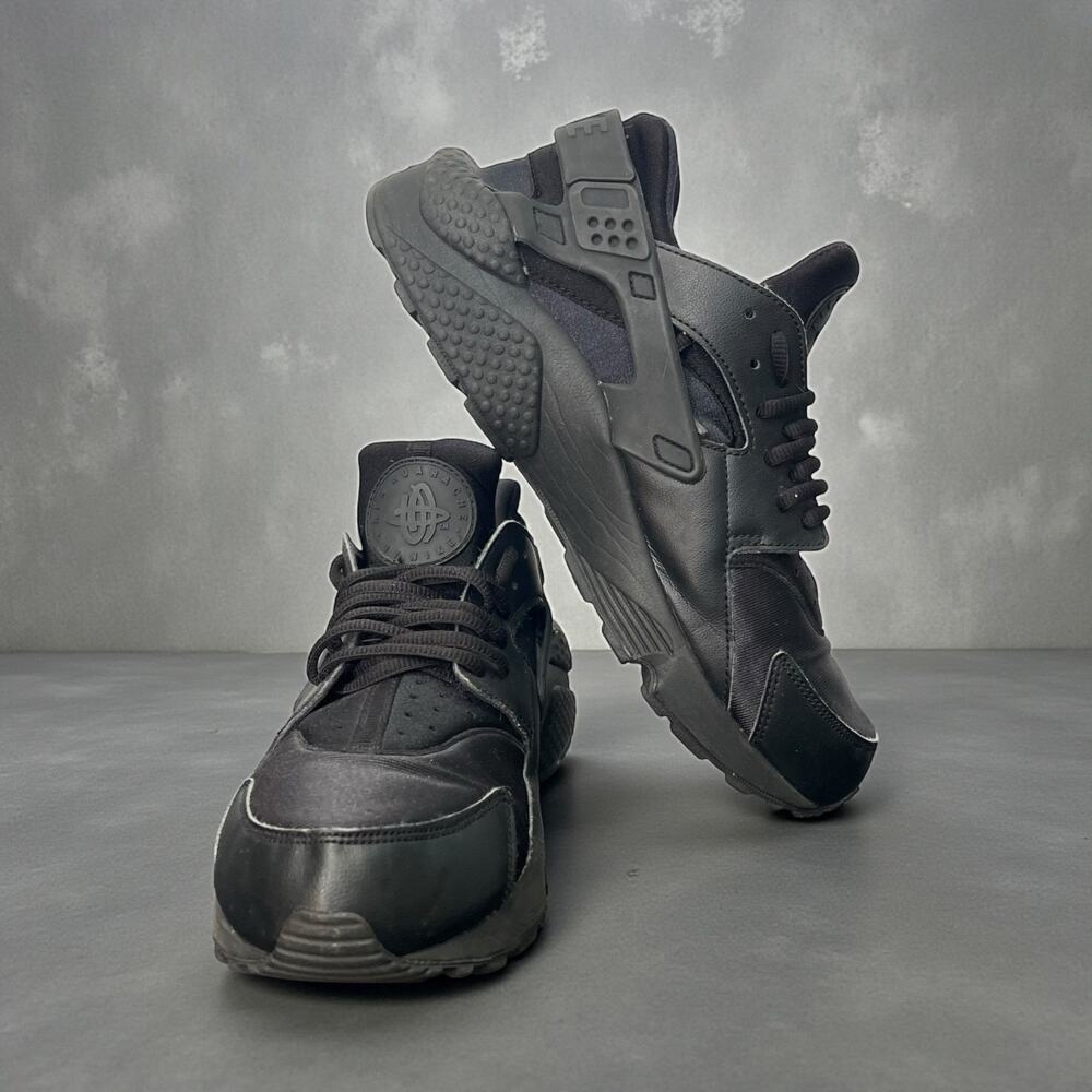 Nike Air Huarache Triple Black 634835-012 Womens 11 Mens 9.5 Sneakers No Insoles